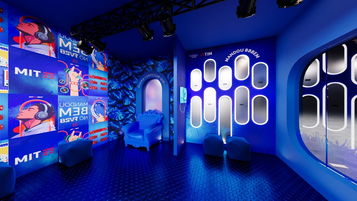 Casa Creators da TIM no Festival de Verão por Divulgação