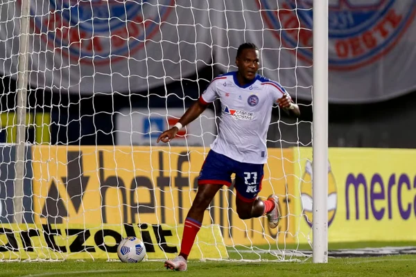 Hugo Rodallega com a camisa do Bahia por Felipe Oliveira/EC Bahia