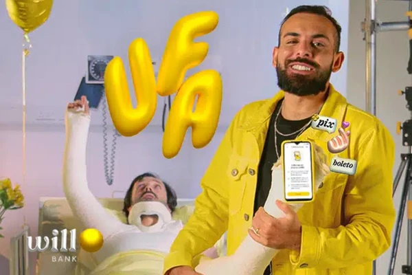 Italo Sena já fez propaganda para o Will Bank por Reprodução