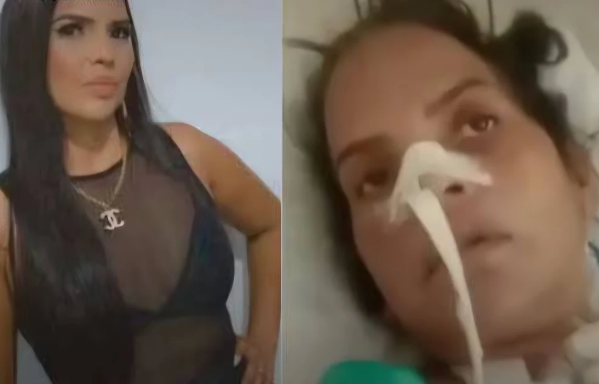 Kellen Oliveira Bretas Antunes está internada por Reprodução