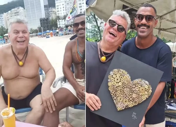 Vitor Moraes, namorado de Milton Cunha   por Reprodução/Redes Sociais  