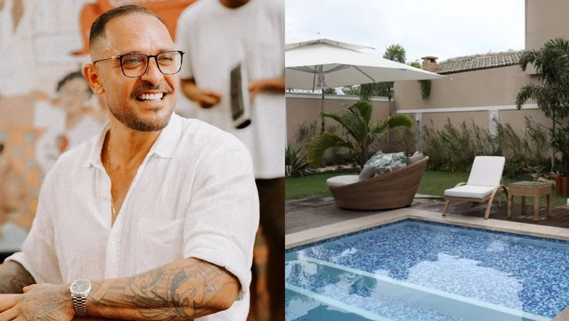 Imagem - Como é a mansão de Diogo Nogueira com cozinha protagonista e fogão a lenha