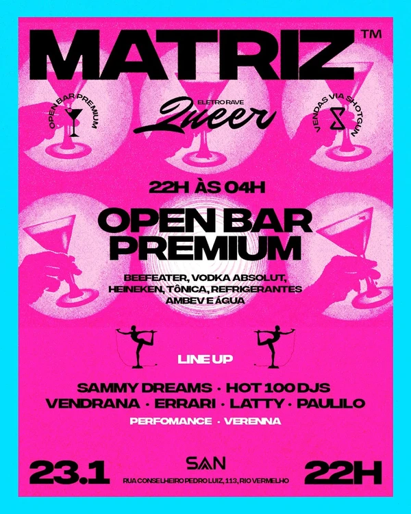 A Matriz (@matrizfesta) é uma festa que se destaca na cena noturna de Salvador por sua proposta alternativa. A próxima edição acontece nesta sexta (23), na Pirâmide, com ingressos a partir de R$ 40. por Reprodução/Instagram