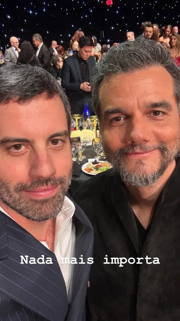 Adolpho Veloso e Wagner Moura por Reprodução
