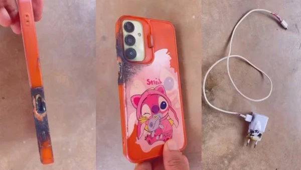 Celular foi achado queimado por Reprodução