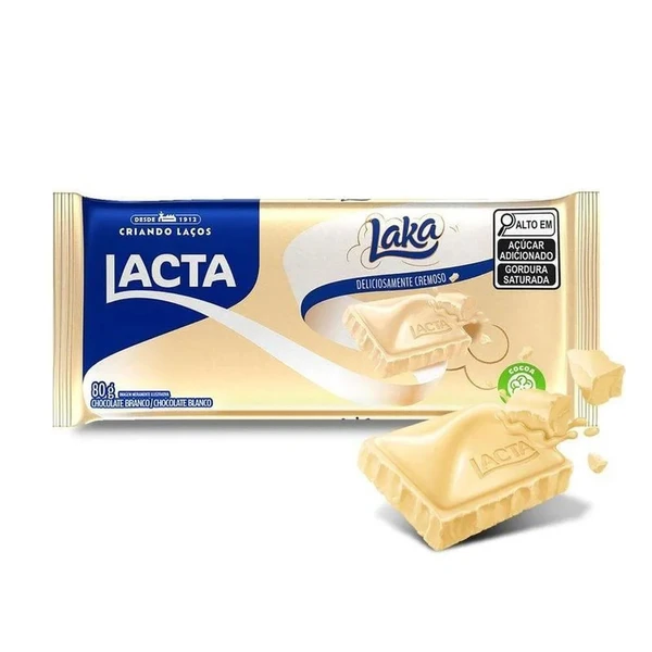 Chocolate Branco Laka por Reprodução