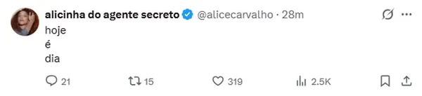 Elenco de 'O Agente Secreto' comemora indicações ao Oscar 2026 por Reprodução/Redes Sociais