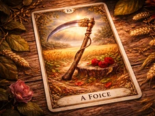 Imagem - A carta Foice domina o Baralho Cigano desta segunda-feira (26): cortes necessários evitam perdas maiores