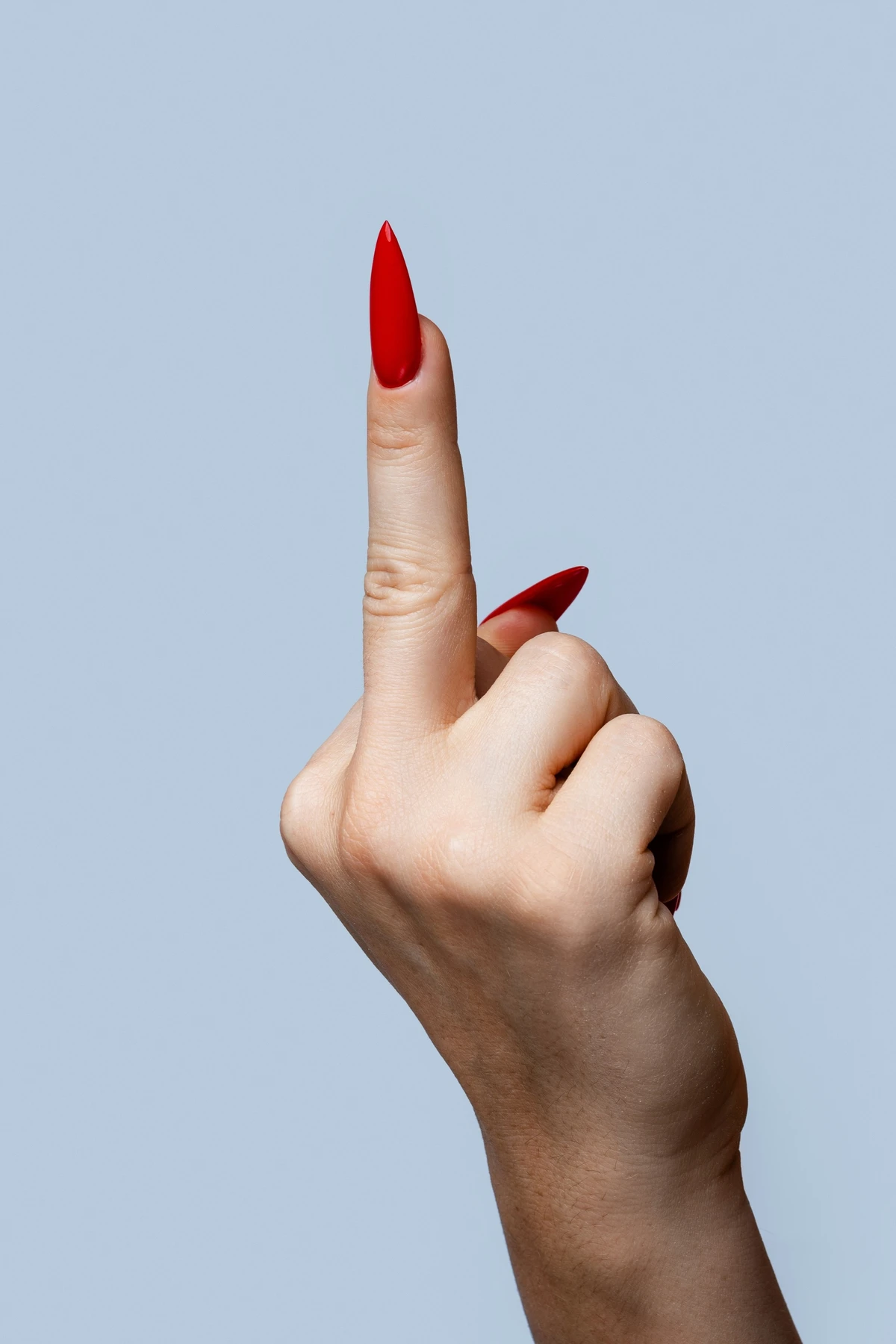 Dedo do meio por Shutterstock