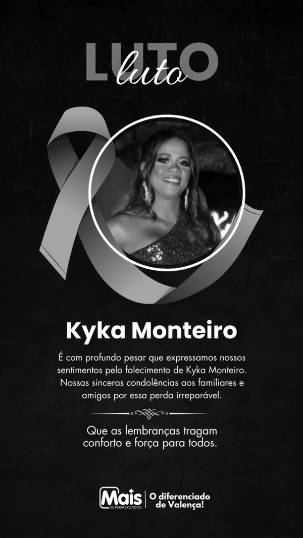 Familiares e amigos lamentaram a morte de Kyka Monteiro por Reprodução/ Redes sociais