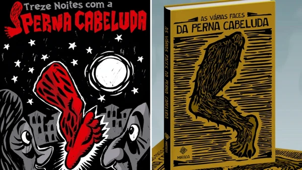 Livros que reúnem contos e textos mostram popularidade da Perna Cabeluda ainda hoje no Recife por Roberto Beltrão/Editora Mirada
