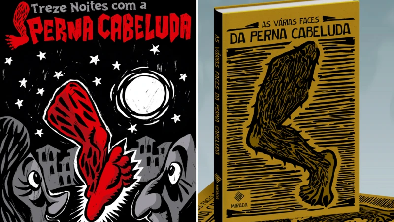 Livros que reúnem contos e textos mostram popularidade da Perna Cabeluda ainda hoje no Recife por Roberto Beltrão/Editora Mirada
