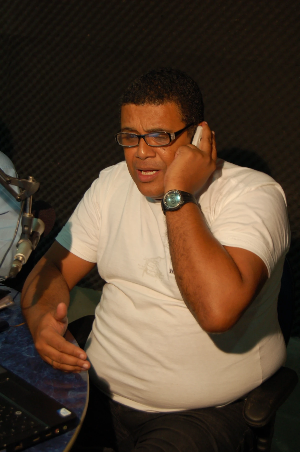 Raimundo Ruy, radialista que entrevistava delegado por Almiro Lopes/Arquivo CORREIO