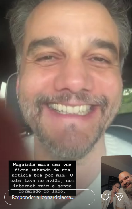 Reação de Wagner Moura e Dona Sebastiana