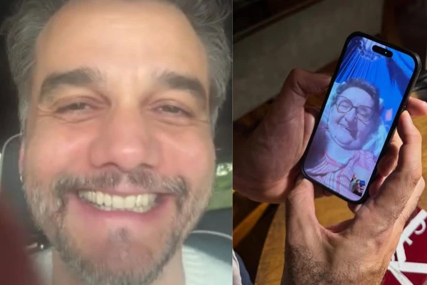 Reação de Wagner Moura e Dona Sebastiana