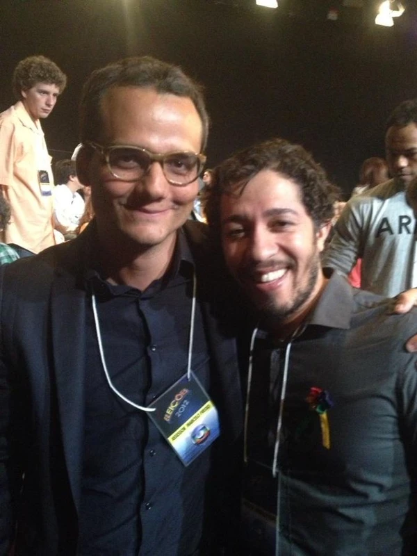 Wagner Moura e Jean Wyllys são amigos de longa data por Reprodução/Redes Sociais 