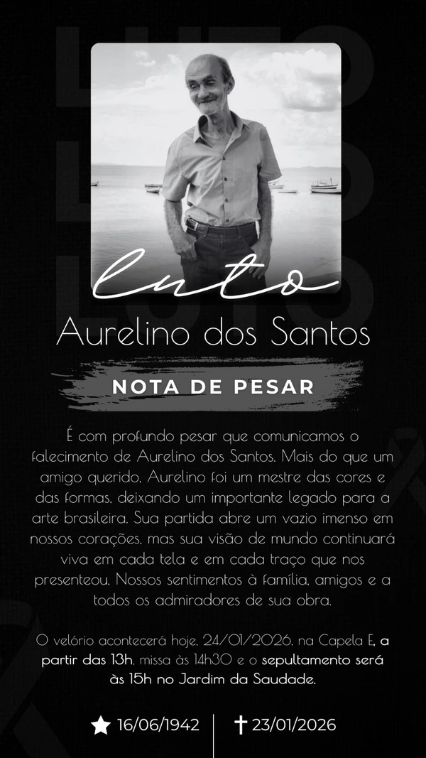 Aurelino dos Santos por Divulgação