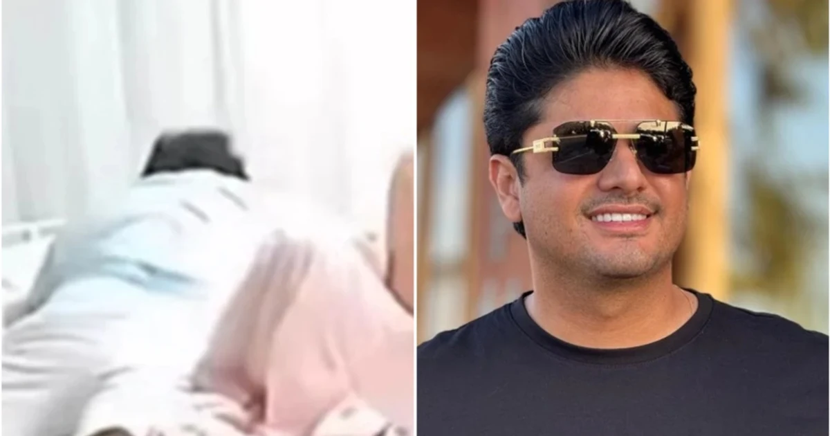 Imagem - Imagens mostram cantor João Lima agredindo esposa na cama