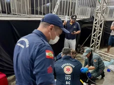 Imagem - Trabalhador morre após choque elétrico durante montagem de show de Murilo Huff