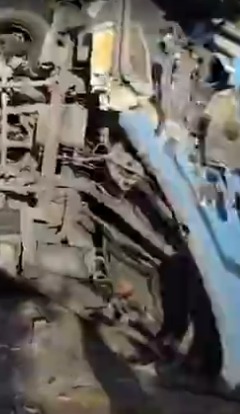 Batida entre ônibus e caminhão na BR-142 por Reprodução/Redes sociais