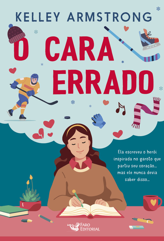 O cara errado, de Kelly Armstrong (Faro Editorial). A autora Gemma Stanton sabe que os leitores de romance amam um bad boy. E ela tem o personagem perfeito para seu livro: Mason Moretti, sua primeira paixão, que foi o deus do hóquei do colégio e se tornou um jogador profissional.  Porém, na vida real, o que aconteceu não foi nada inspirador, rendendo-lhe um sentimento de rejeição — em uma cena que nunca saiu da cabeça de Gemma. Lançamento em 11 de fevereiro. por Reprodução