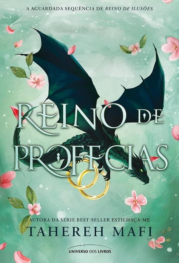Reino de Profecias, de Tahereh Mafi (Universo dos livros). A romantasia best-seller da autora Tahereh Mafi ( Estilhaça-me ) chega ao tão aguardado quarto volume ― com uma combinação de romance ardente, magia sombria e segredos de tirar o fôlego. Lançamento em 15 de fevereiro. por Reprodução