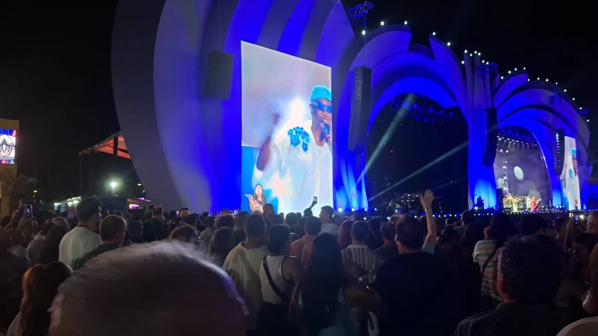 Juntos, os artistas cantaram Apavoro, música lançada em 2025 por Bruno Wendel/CORREIO 