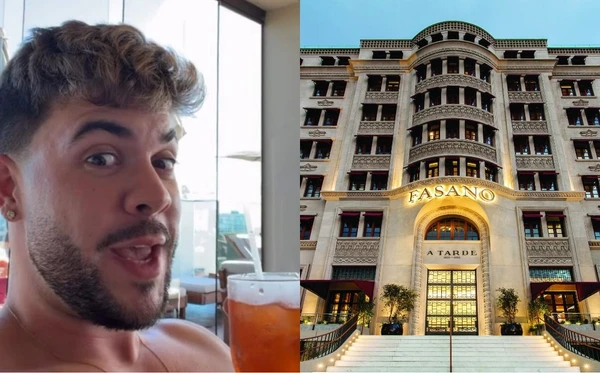 Álvaro mostra bastidores da hospedagem em Salvador durante o Festival de Verão