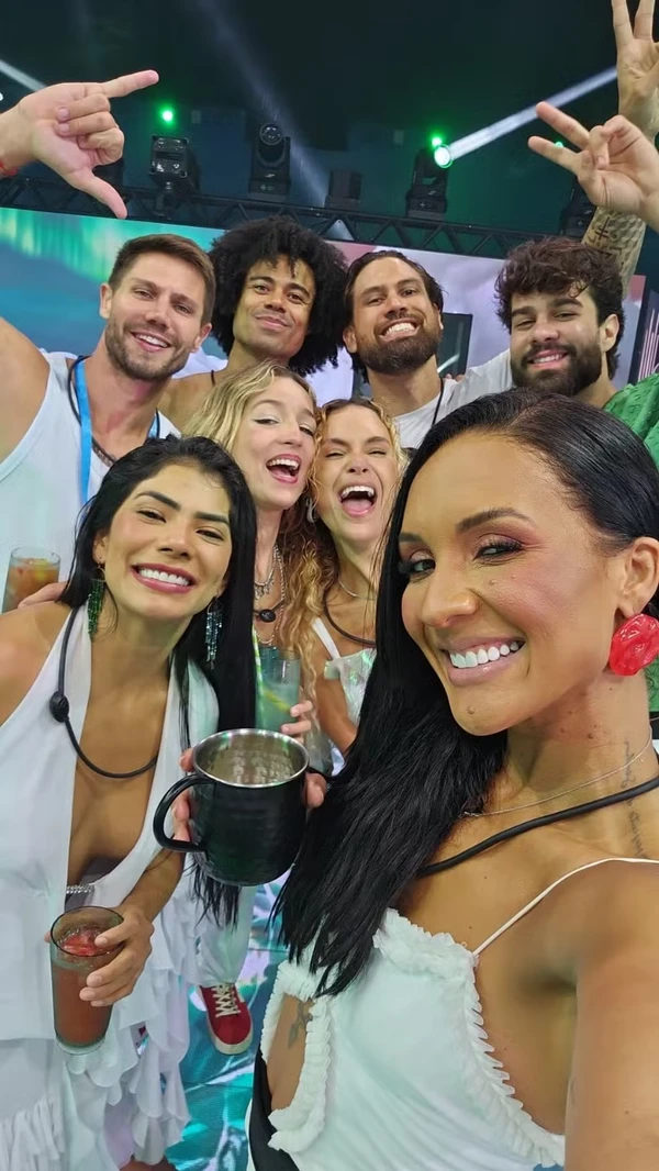 Brothers em Festa do BBB 26 por Globo/Reprodução