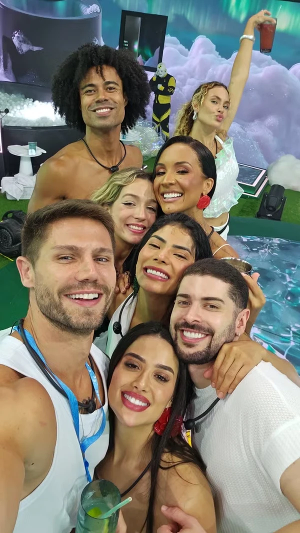 Brothers em Festa do BBB 26 por Globo/Reprodução