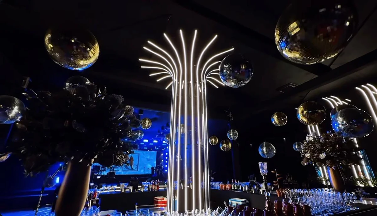 Decoração da festa por Reprodução