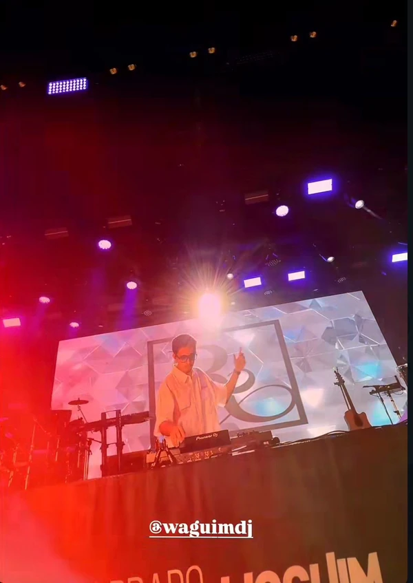 DJ Waguim tocou em festa por Reprodução