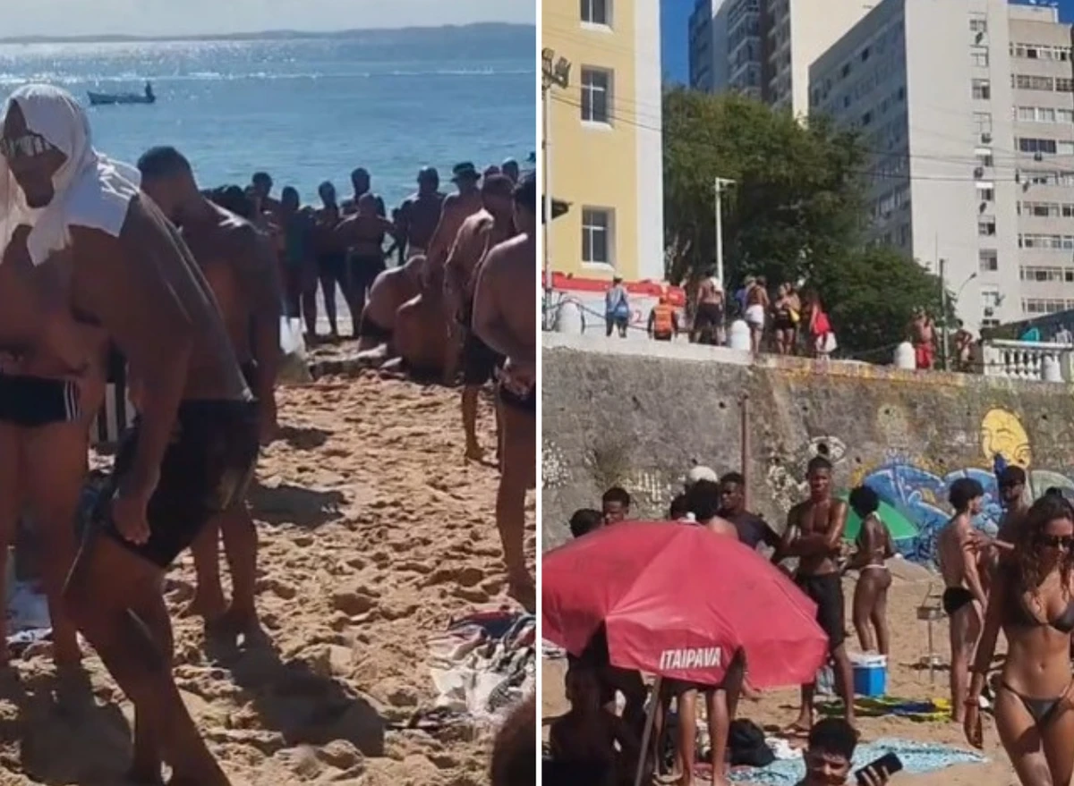 Homem se afoga no Porto da Barra; vídeos mostram atendimento do Samu