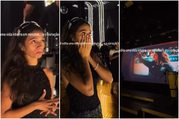 Rayssa foi às lágrimas com homenagem