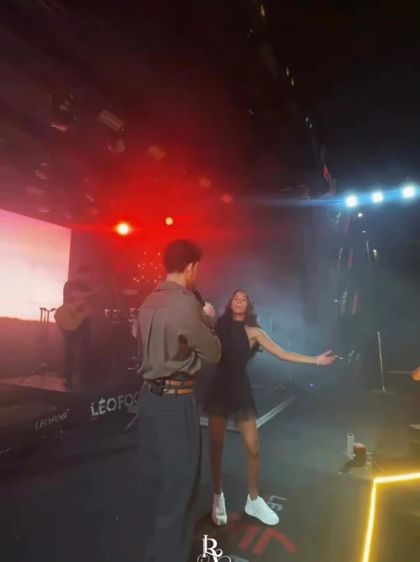 Rayssa Leal com Léo Foguete por Reprodução