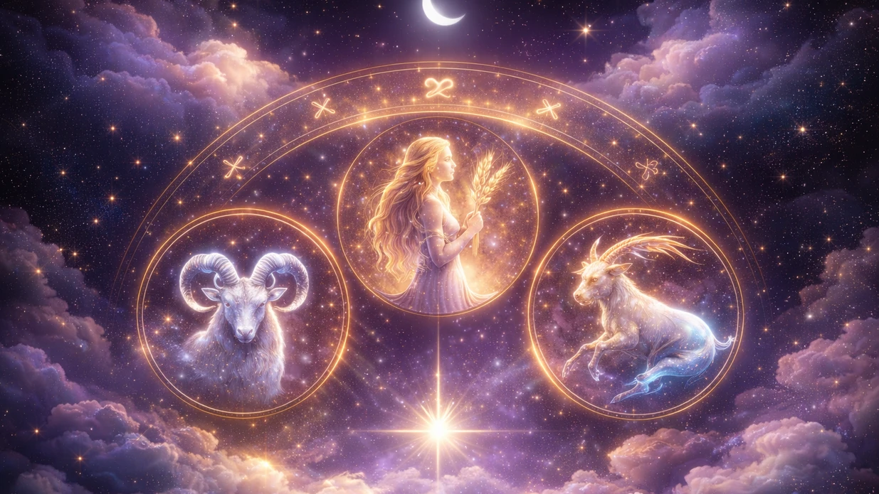 Imagem - Áries, Virgem e Capricórnio: intuição em alta e decisões silenciosas até o fim de janeiro