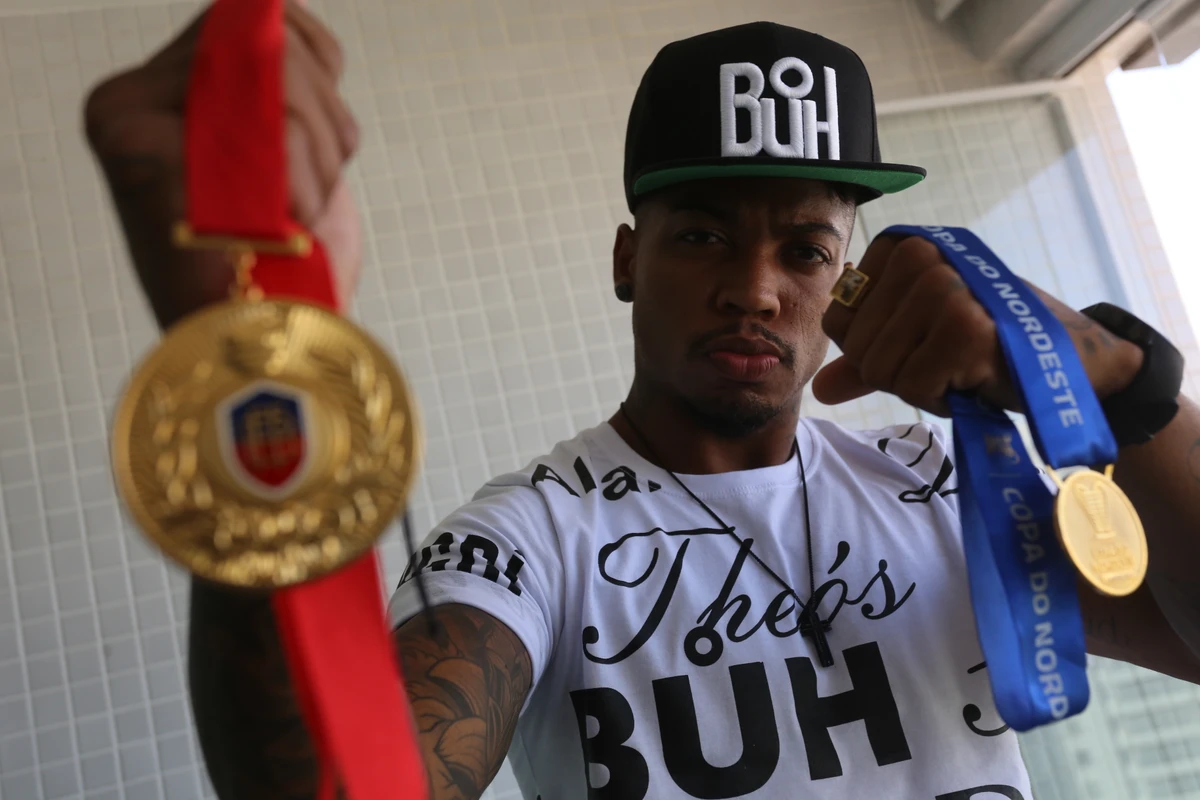 Marinho em 2016, ano em que estourou no Vitória por Marina Silva/Arquivo CORREIO