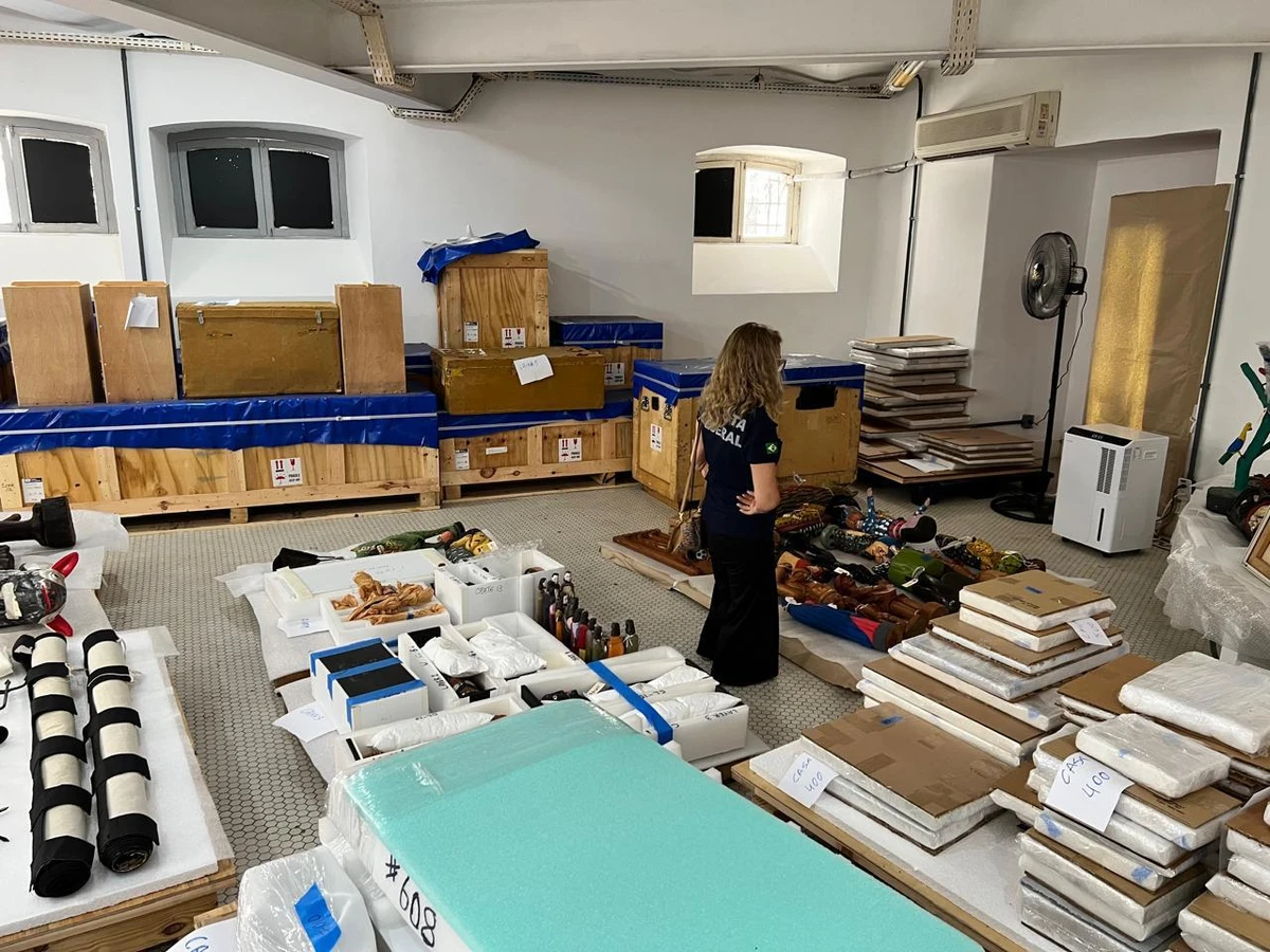 Obras repatriadas por Divulgação/Receita Federal