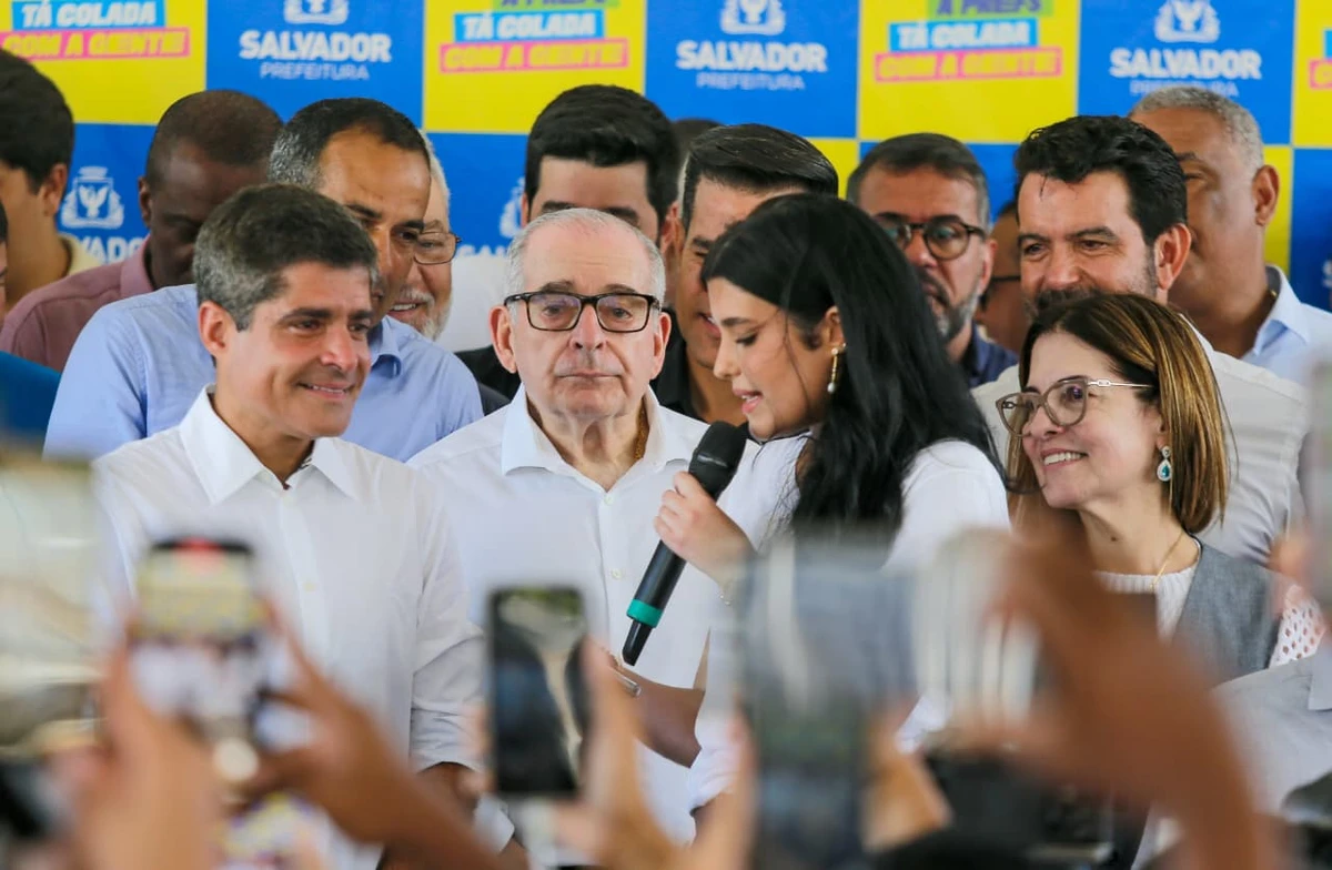 Inauguração do viaduto  José Linhares por Arisson Marinho