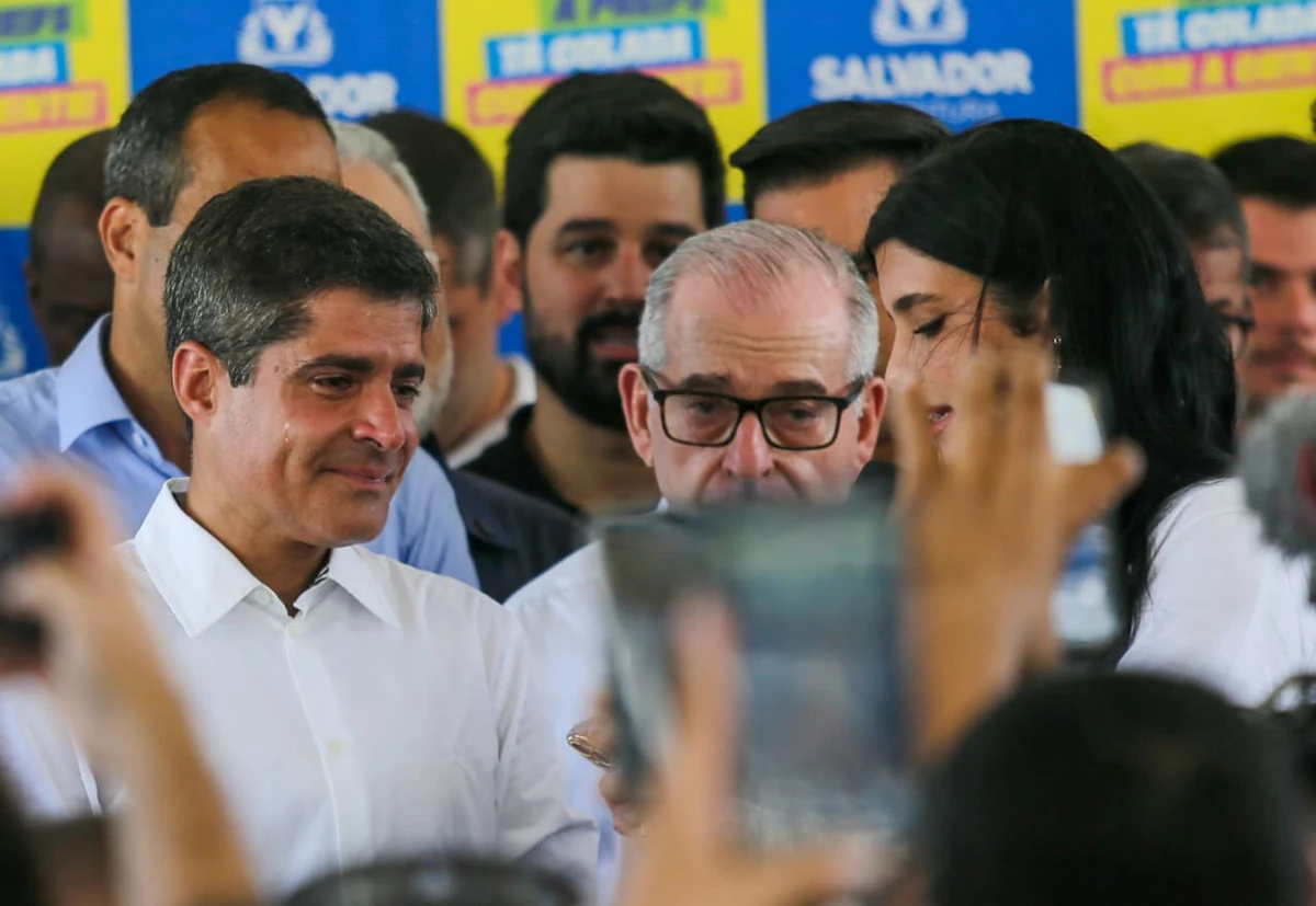 Inauguração do viaduto  José Linhares por Arisson Marinho