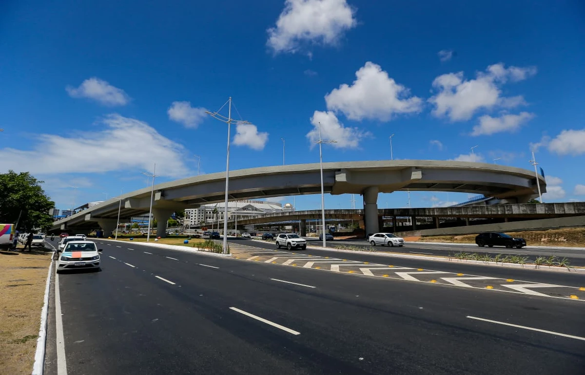 Inauguração do viaduto  José Linhares por Arisson Marinho