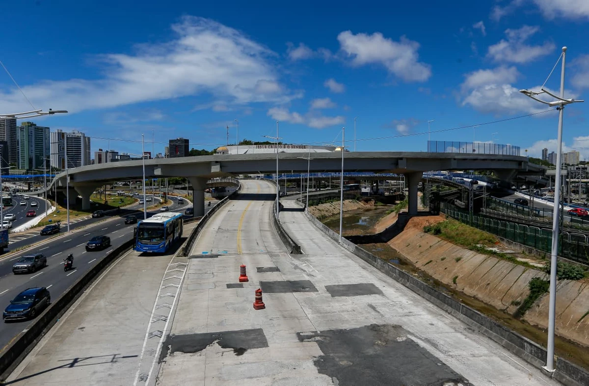 Inauguração do viaduto  José Linhares por Arisson Marinho