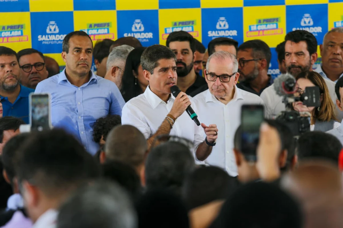 Inauguração do viaduto  José Linhares por Arisson Marinho