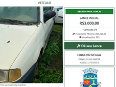 Imagem - Prefeitura baiana realiza leilão com carros a partir de R$ 3 mil