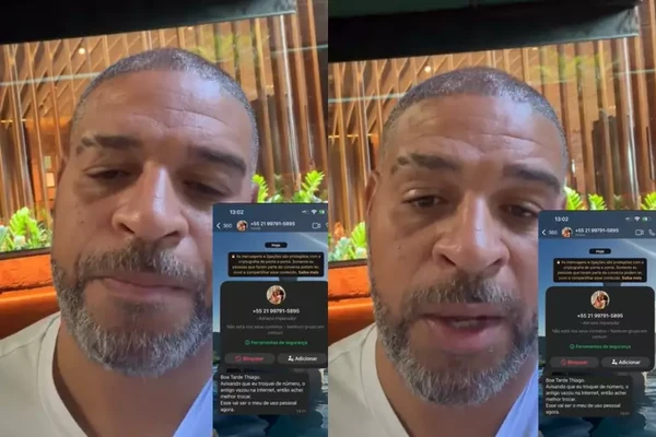 Adriano Imperador se revolta após mãe cair em golpe e perder R$ 15 mil