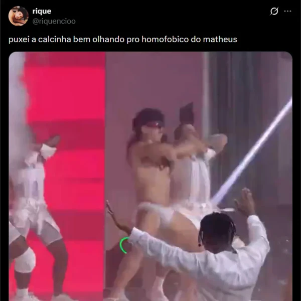 Dançarino de Pedro Sampaio diz ter provocado Matheus na festa do BBB 26 por Reprodução/Redes Sociais 