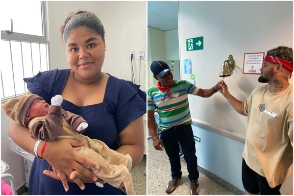 Endio Silva e Evine Nunes tiveram primeiro filho, batizado de Hector