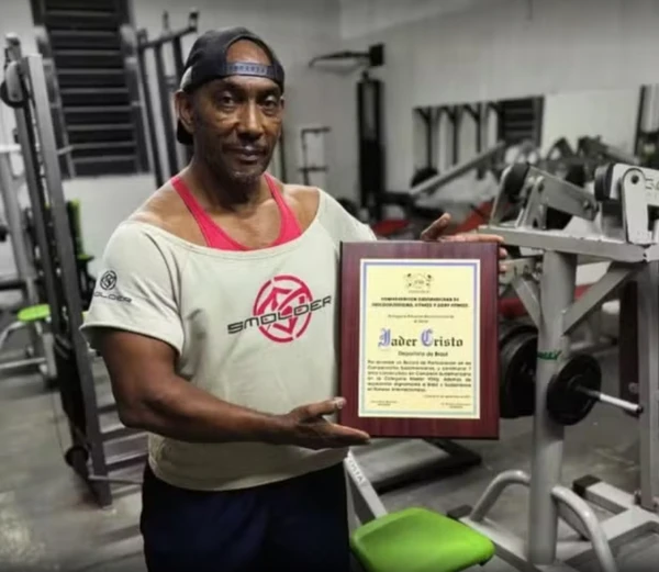 Jader José de Cristo deixou legado no fisiculturismo por Reprodução