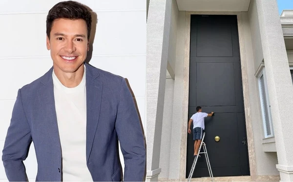 Mansão de Rodrigo Faro une luxo, natureza e clima de resort em Alphaville