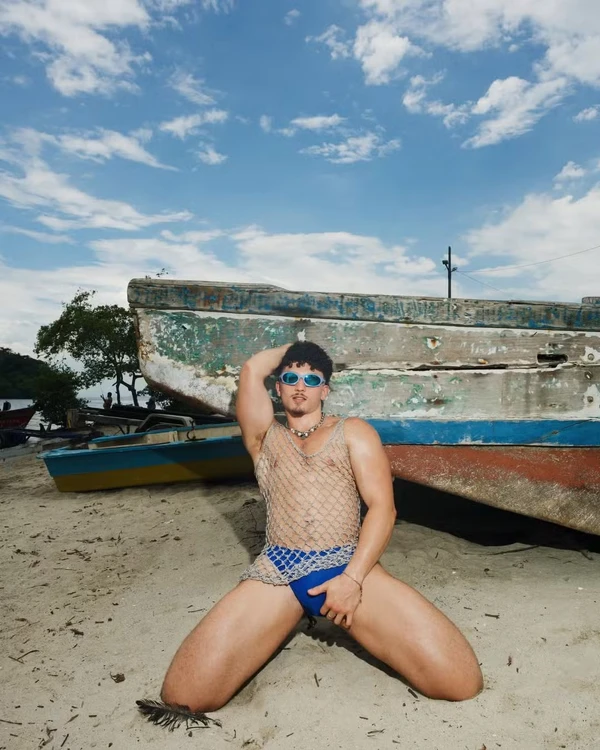 O dançarino Riquencio, de Pedro Sampaio, chamou atenção no 'BBB 26' por Reprodução/Redes Sociais 